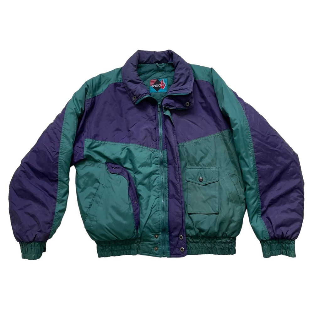 Vintage 80s/90s Color Block Winter Jacket